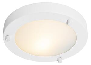 Moderna stropna svjetiljka bijela 18 cm IP44 - Yuma