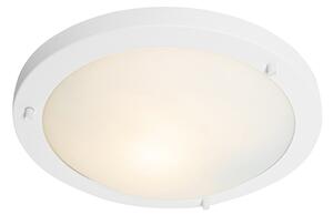Moderna stropna svjetiljka bijela 31 cm IP44 - Yuma
