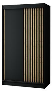 Zondo.hr Ormar za garderobu 120 cm Ladonna (crna mat). Akcija -19%. 1045675
