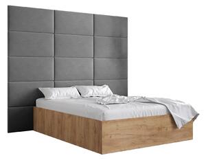 Zondo Bračni krevet s tapeciranim uzglavljem 160 cm. 1045884