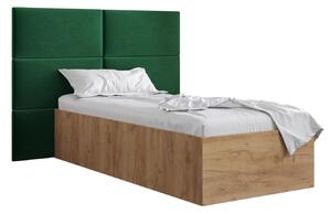 Zondo Jednostruki krevet s tapeciranim uzglavljem 90 cm. 1045920