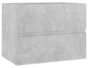 VidaXL Ormarić za umivaonik siva boja betona 60 x 38,5 x 45 cm iverica