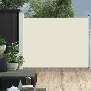 VidaXL Uvlačiva bočna tenda za terasu 140 x 500 cm krem