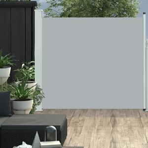 VidaXL Uvlačiva bočna tenda za terasu 170 x 300 cm siva