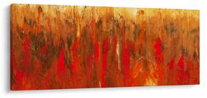 Slikanje naslikane apstrakcije (120x50 cm)