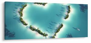 Slika - Otoci srca (120x50 cm)