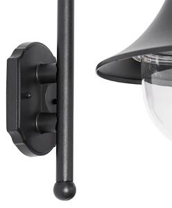 Klasična vanjska zidna svjetiljka crna IP44 - Daphne
