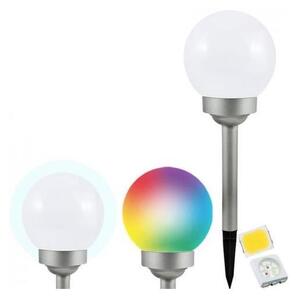 LED RGB Solarna lampa BALL LED/0,2W/AA 1,2V/600mAh IP44