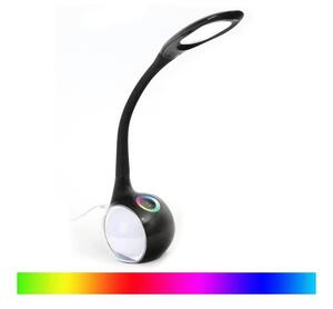 LED RGB Prigušiva stolna lampa LED/7W/230V crna