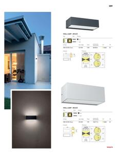 Redo 90153 - LED Vanjska zidna svjetiljka LAMPRIS 1xLED/9W/230V IP65