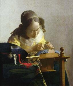 Reprodukcija The Lacemaker, 1669-70, Jan (1632-75) Vermeer