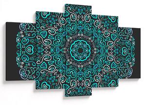 Slika ornamentalne apstrakcije (150x105 cm)