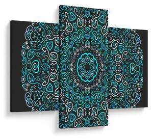 Slika ornamentalne apstrakcije (90x60 cm)