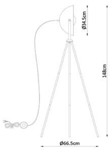 Lucide 05730/01/30 - Podna lampa ALVARO 1xE27/40W/230V