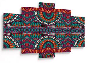 Slika ornamentalne apstrakcije (150x105 cm)