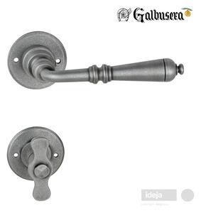 Kvaka kovana Galbusera silver <span>rozeta ključ ili wc</span> Ključ
