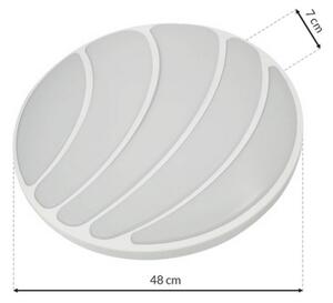 LED Prigušiva stropna svjetiljka SHELL WHITE LED/40W/230V + DU