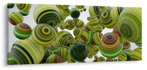 Slika prugastih kugli (120x50 cm)