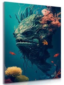 Slika nadrealističko morsko čudovište