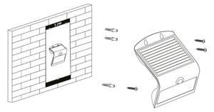 Eglo 98757 - Solarna svjetiljka sa senzorom LAMOZZO LED/3,2W/3,7V IP54