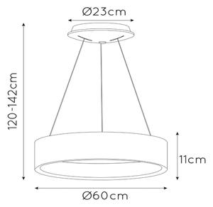 Lucide 46400/42/30 - LED Prigušivi luster na sajli TALOWE LED/39W/230V