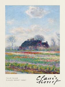 Reprodukcija umjetnosti Tulip Fields - Claude Monet, (30 x 40 cm)