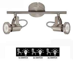 Briloner 2712-022 - LED Prigušiva reflektorska svjetiljka SEMPLICE 2xGU10/5W/230V