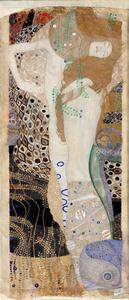 Klimt, Gustav - Reprodukcija umjetnosti Water Serpents I, (21.5 x 50 cm)