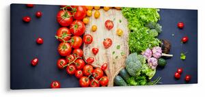 Slika - Stol pun povrća (120x50 cm)