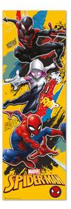 Poster Spider-Man - 3 Spideys, (53 x 158 cm)