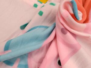 Ružičasta dječja deka od flisa PEPPA PRASE 100x140 cm