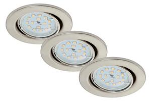 Briloner 7220-032-SET 3x LED Ugradbena svjetiljka za kupaonicu FIT 1xGU10/5W/230V