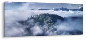 Slika šume u magli (120x50 cm)