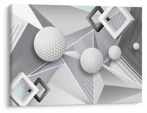 Geometrijska apstraktna slika (70x50 cm)