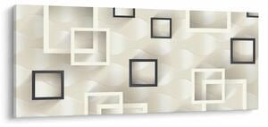 Geometrijska apstraktna slika (120x50 cm)