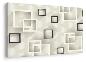 Geometrijska apstraktna slika (90x60 cm)