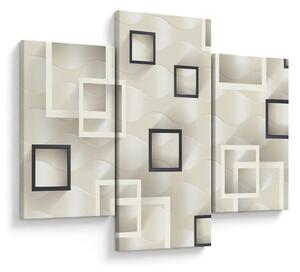 Geometrijska apstraktna slika (90x60 cm)
