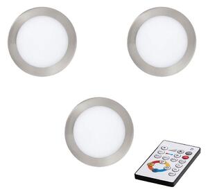Eglo 78737 - SET 3x LED Prigušiva ugradbena svjetiljka TINUS LED/17W/230V + DU