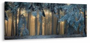 Slika snježne šume (120x50 cm)