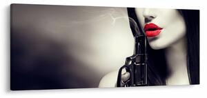 Slika - Skrivnostna ženska (120x50 cm)