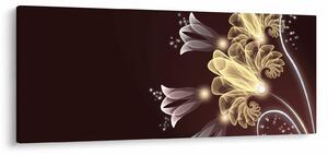 Slika - Svetle rože (120x50 cm)