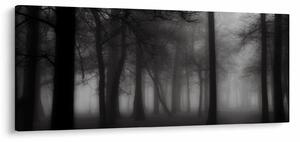 Slika - Gozd v megli (120x50 cm)