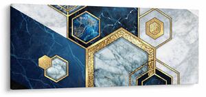 Slika - Marmorni šesterokotniki (120x50 cm)