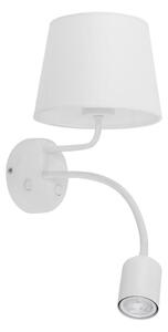 Zidna lampa MAJA 1xE27/15W/230V + 1xGU10/10W/230V bijela