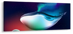 Slika - Vesoljski kit (120x50 cm)