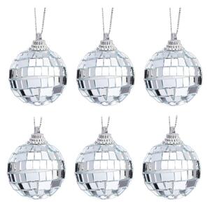 Ukrasi za božićno drvce u setu 6 kom Mirror Ball Mini – Sass & Belle