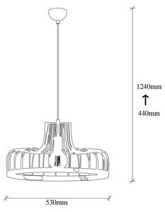 Luster na sajli FELLINI 1xE27/100W/230V