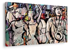 Slika - Večer jazza (90x60 cm)
