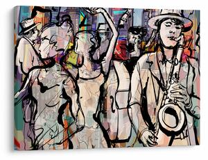 Slika - Večer jazza (70x50 cm)