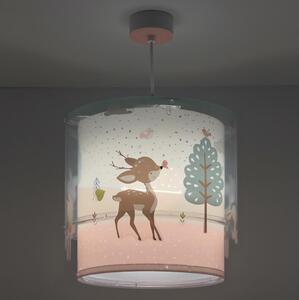 Dalber 61272 - Dječji luster LOVING DEER 1xE27/60W/230V